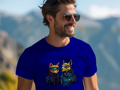 cyberpup-n-kitty_men's_tee_color_#000080