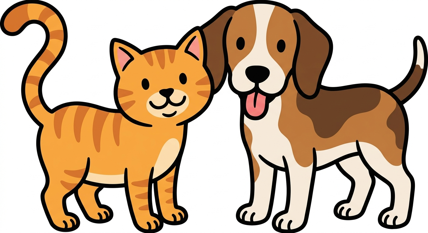 cat_dog_duo_men's_t-shirt2