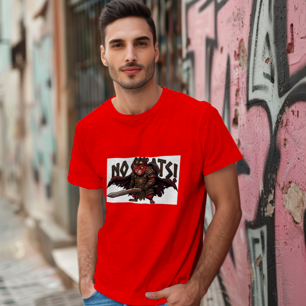 hamster_hero_epic_warrior_white_t-shirt_color_#FF0000