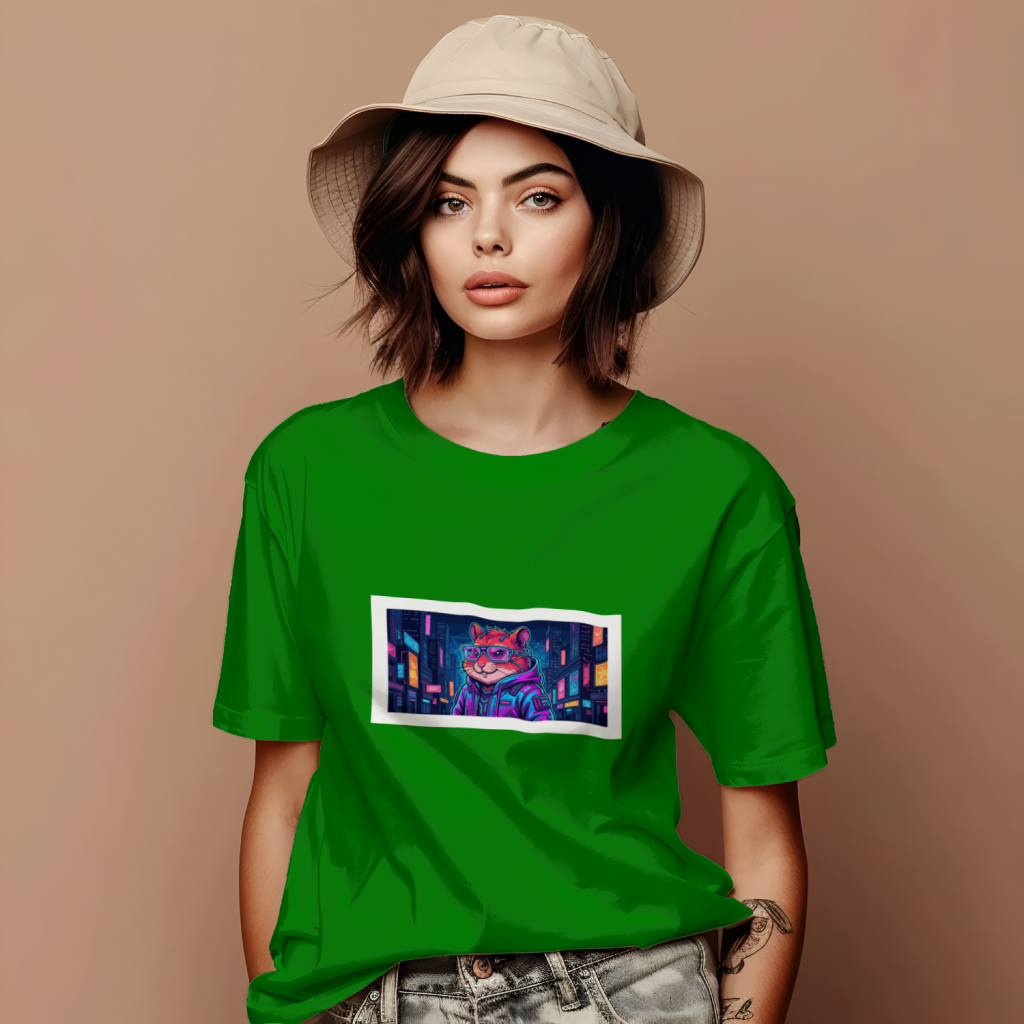 cyberhamster_neon_nights_men's_t-shirt_color_#008000
