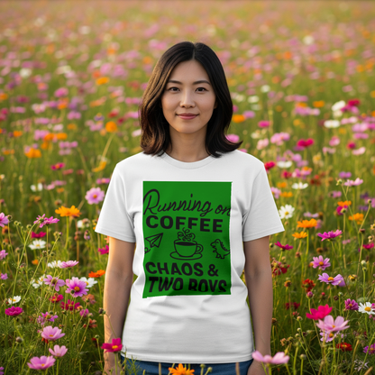 mom_fuel_coffee_chaos_two_boys_minimalist_men's_t-shirt_color_#008000