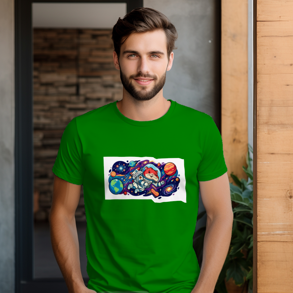 space_hamster_astronaut_men's_t-shirt_color_#008000