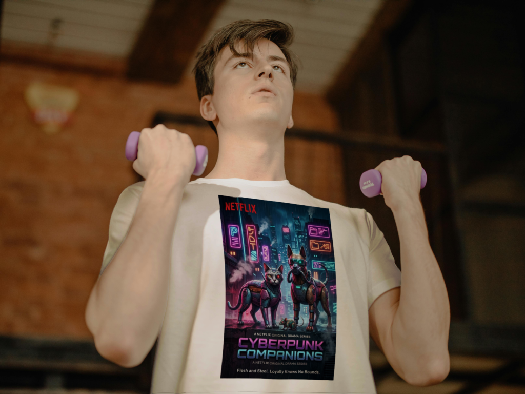 cyberpaws_cyberpunk_men's_t-shirt_color_#FFFFFF