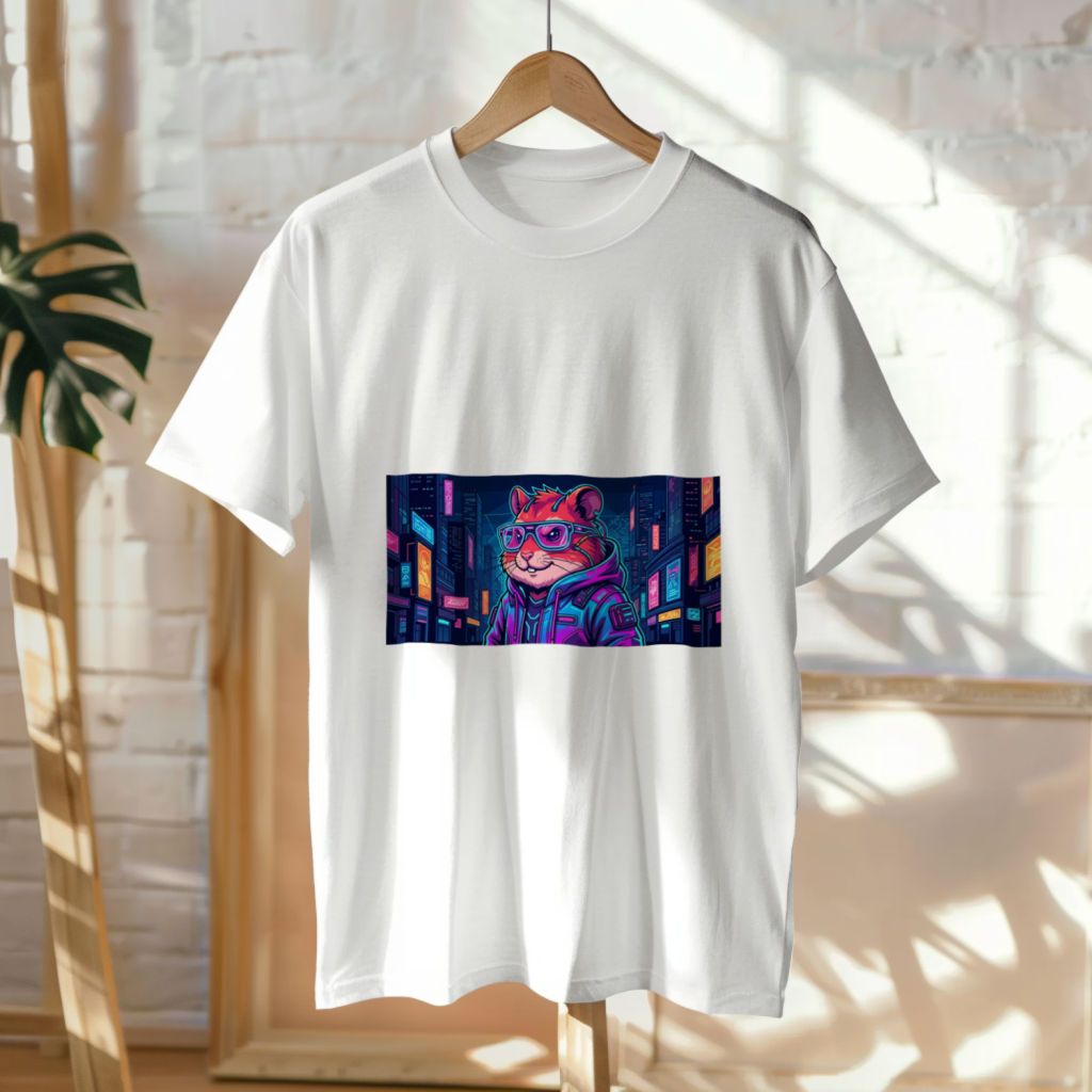 cyberhamster_neon_nights_men's_t-shirt1