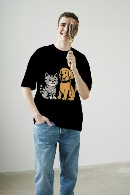 men's_pawsome_furry_friends_t-shirt_color_#000000