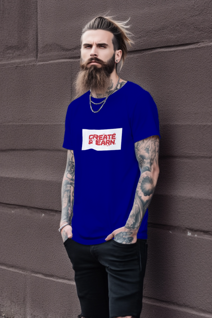 create_earn_bold_statement_tee_color_#000080