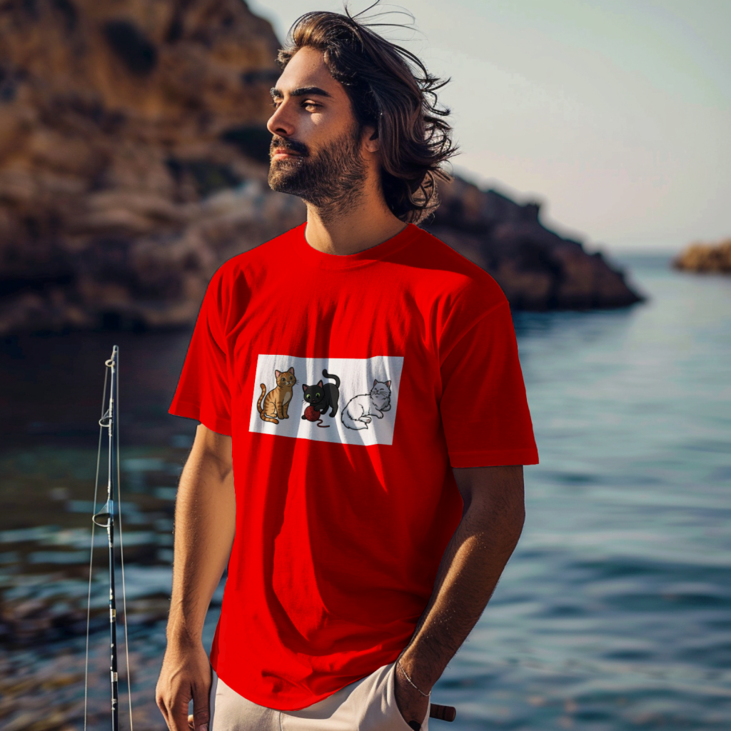 kitty_chic_men's_tee_color_#FF0000