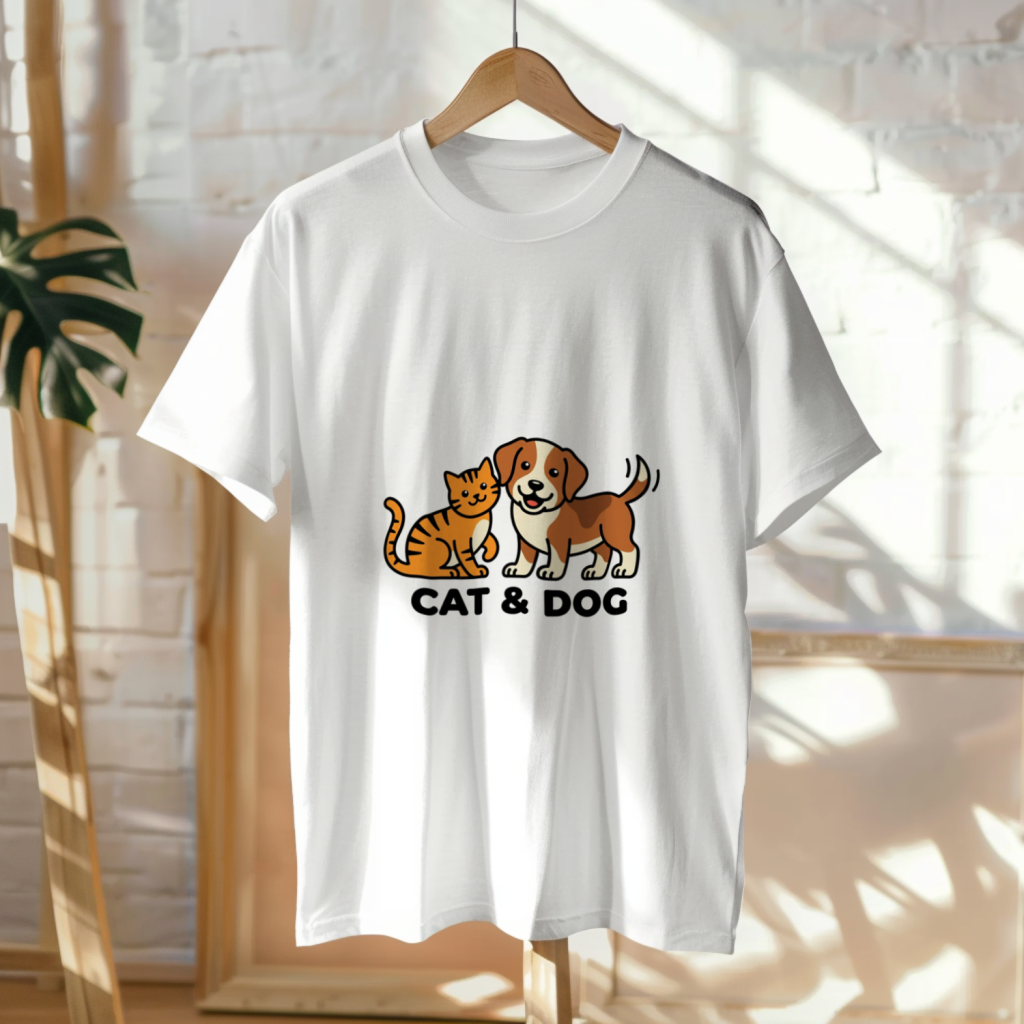 men's_cool_cat_and_dog_buddy_t-shirt1