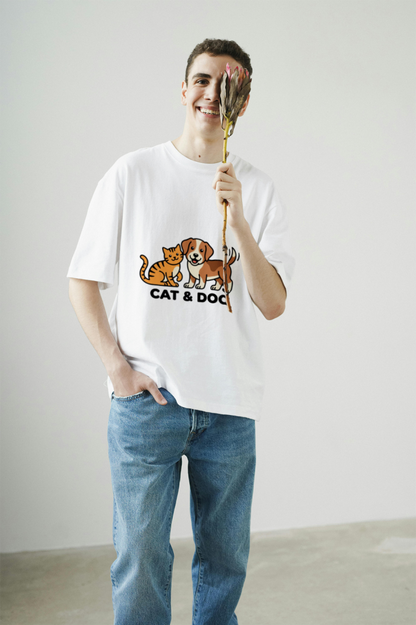 men's_cool_cat_and_dog_buddy_t-shirt_color_#FFFFFF