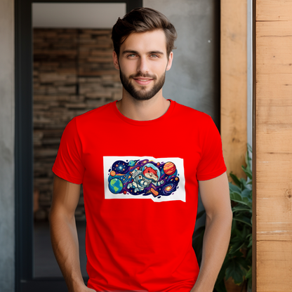 space_hamster_astronaut_men's_t-shirt_color_#FF0000