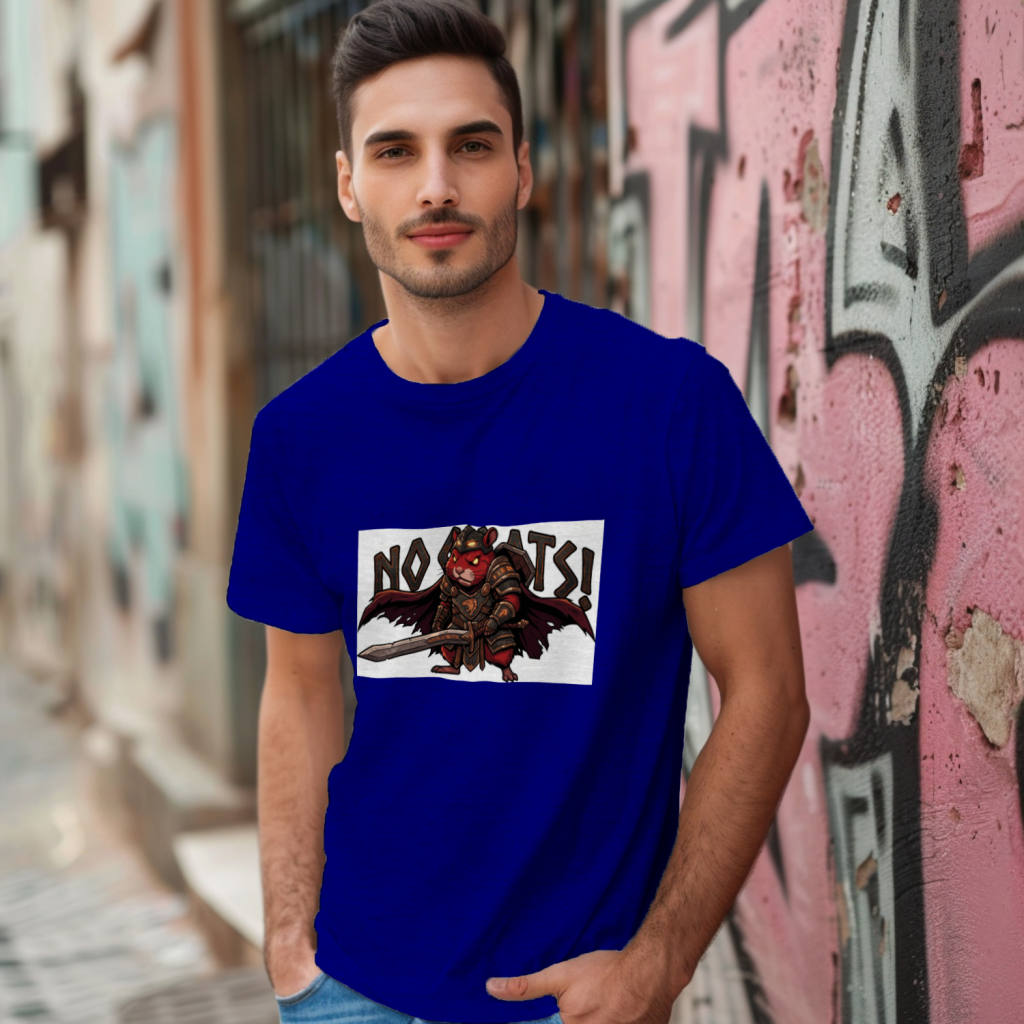 hamster_hero_epic_warrior_white_t-shirt_color_#000080