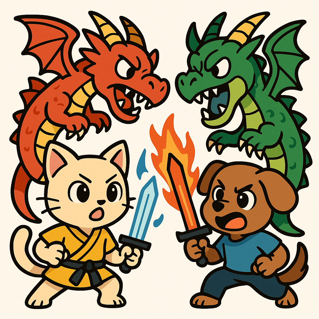 anime_paws_claws_dragon_duel_men's_t-shirt2