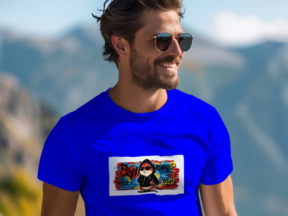urban_hamster_hustle_men's_t-shirt_color_#0000FF