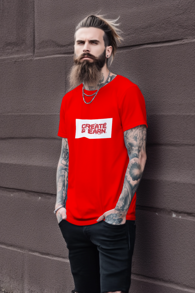 create_earn_bold_statement_tee_color_#FF0000