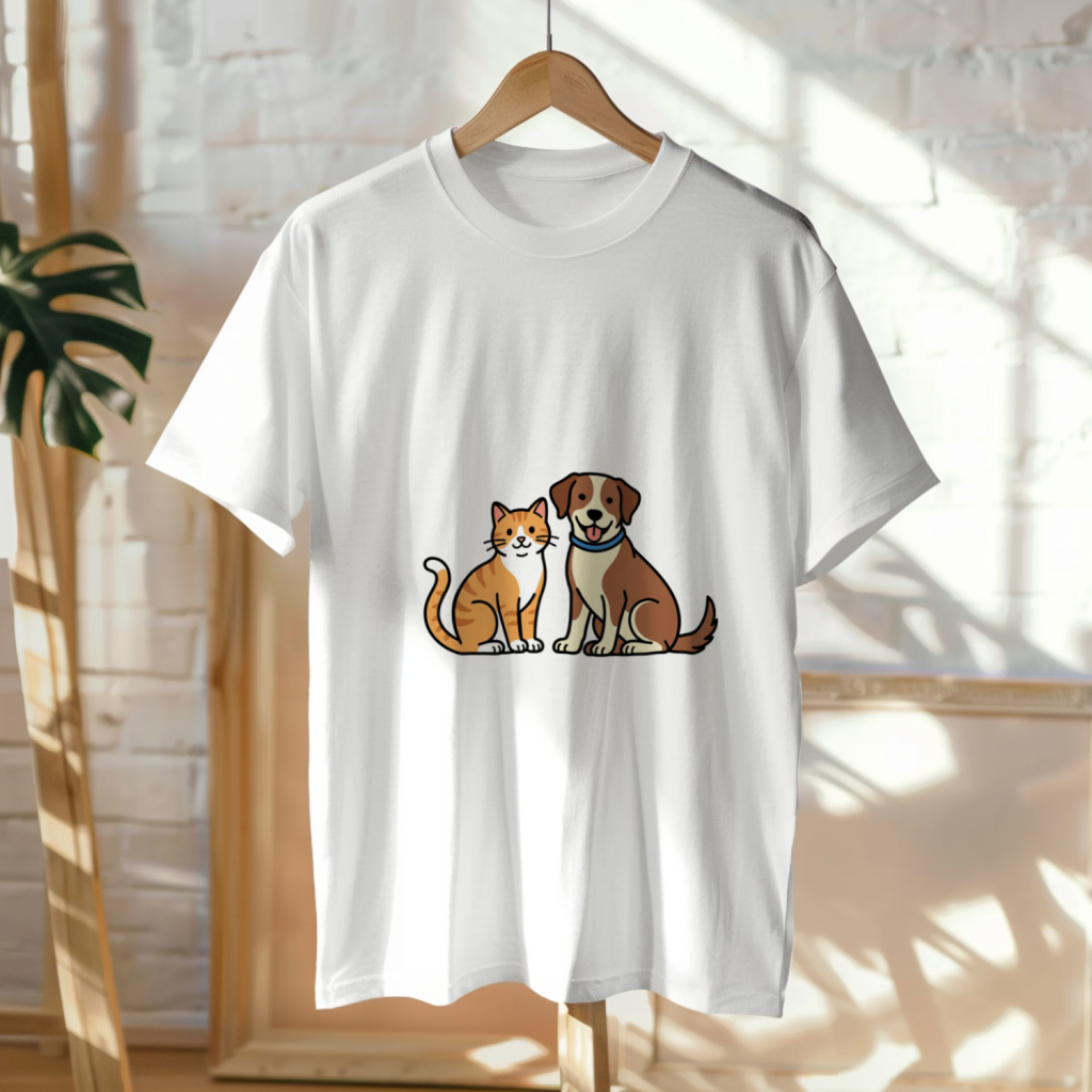 cat_dog_companions_men's_t-shirt1