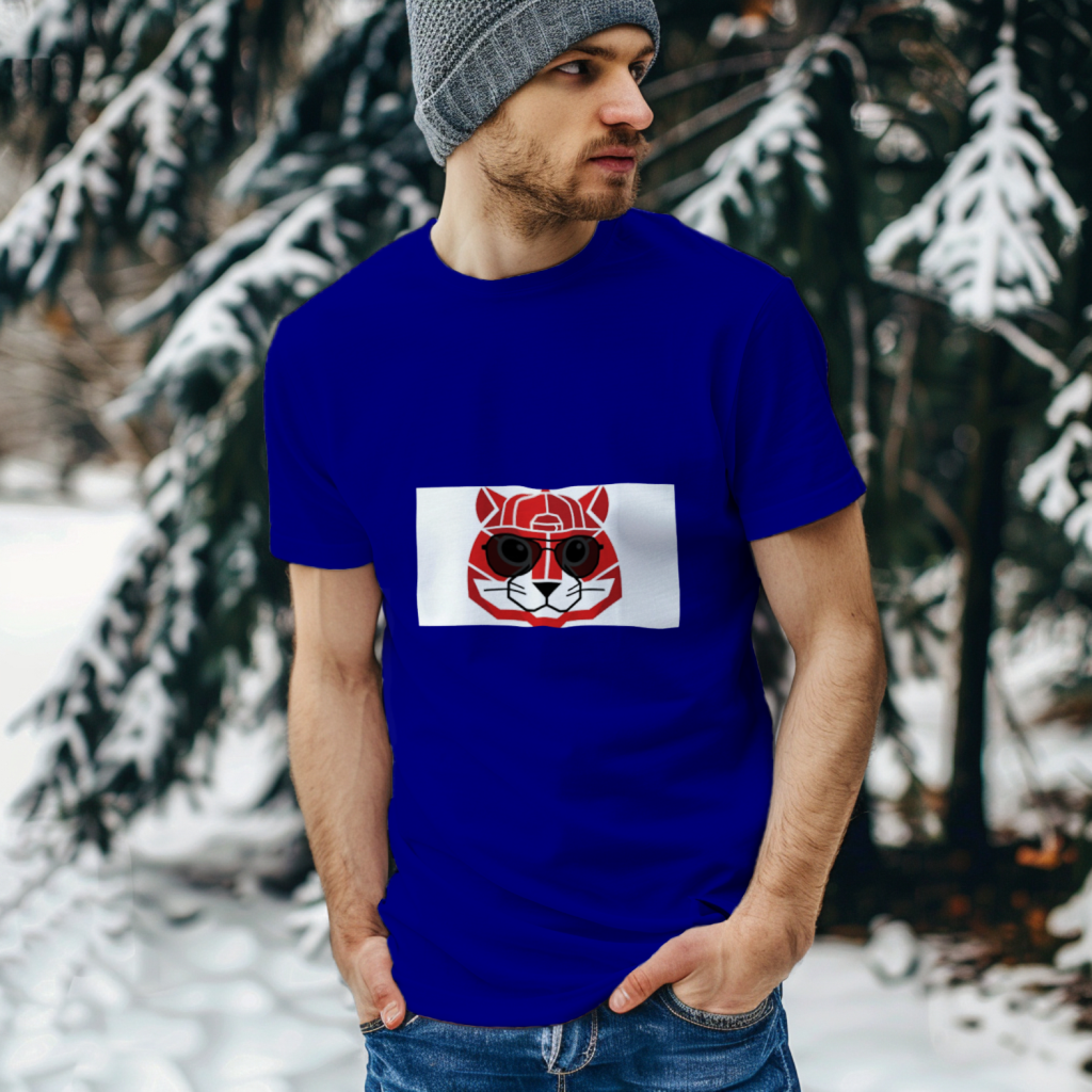 geometric_hamster_face_men's_tee_color_#000080