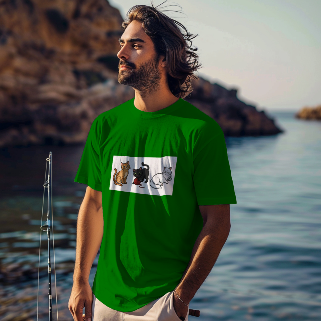 kitty_chic_men's_tee_color_#008000