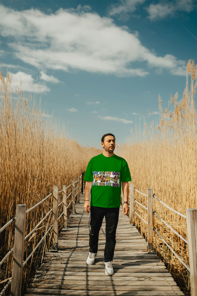 whiskers_wag_tails_men's_t-shirt_color_#008000