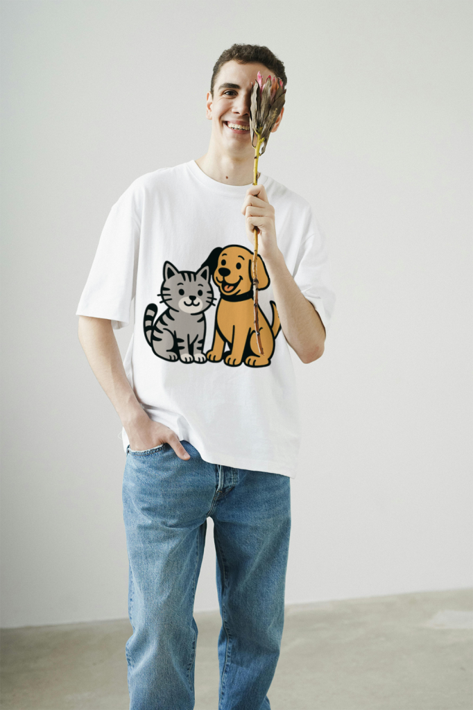 men's_pawsome_furry_friends_t-shirt_color_#FFFFFF